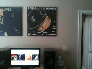 Dilla Donuts Album Art on Wall - 2